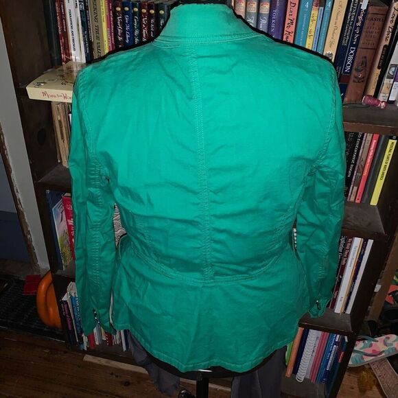 CAbi Kelly green lightweight S one button jacket - Picture 3 of 4